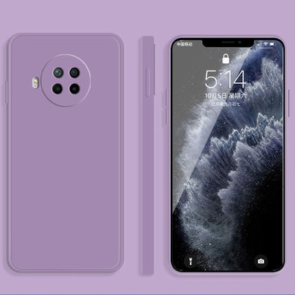 Solid Color Imitation Liquid Silicone Straight Edge Dropproof Full Coverage Protective Case, For Xiaomi Redmi Note 9 5G, For Xiaomi Redmi Note 9 Pro