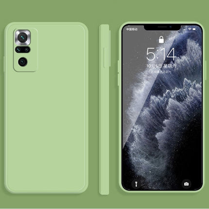 Solid Color Imitation Liquid Silicone Straight Edge Dropproof Full Coverage Protective Case, For Xiaomi Redmi Note 10, For Xiaomi Redmi Note 10 Pro