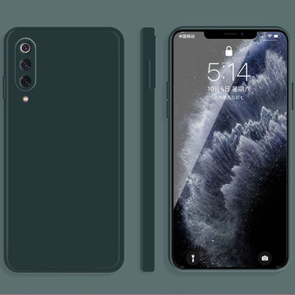 Solid Color Imitation Liquid Silicone Straight Edge Dropproof Full Coverage Protective Case, For Xiaomi Mi 9, For Xiaomi Mi 10, For Xiaomi Mi 9 / 9 SE