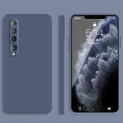 Solid Color Imitation Liquid Silicone Straight Edge Dropproof Full Coverage Protective Case, For Xiaomi Mi 9, For Xiaomi Mi 10, For Xiaomi Mi 9 / 9 SE