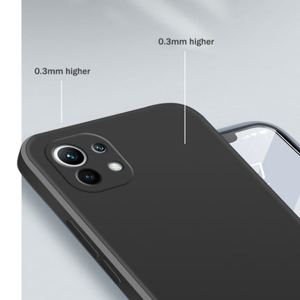Solid Color Imitation Liquid Silicone Straight Edge Dropproof Full Coverage Protective Case, For Xiaomi Mi 11, For Xiaomi CC9, For Xiaomi Poco M3