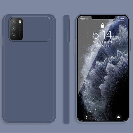 Solid Color Imitation Liquid Silicone Straight Edge Dropproof Full Coverage Protective Case, For Xiaomi Mi 11, For Xiaomi CC9, For Xiaomi Poco M3