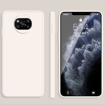 Solid Color Imitation Liquid Silicone Straight Edge Dropproof Full Coverage Protective Case, For Xiaomi Poco X3 NFC / Poco X3 Pro, For Xiaomi Redmi K20