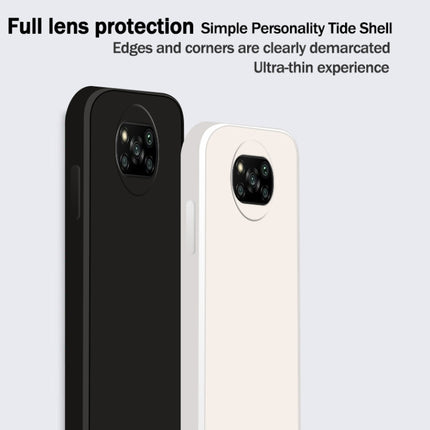 Solid Color Imitation Liquid Silicone Straight Edge Dropproof Full Coverage Protective Case, For Xiaomi Poco X3 NFC / Poco X3 Pro, For Xiaomi Redmi K20