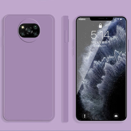 Solid Color Imitation Liquid Silicone Straight Edge Dropproof Full Coverage Protective Case, For Xiaomi Poco X3 NFC / Poco X3 Pro, For Xiaomi Redmi K20