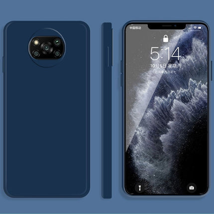 Solid Color Imitation Liquid Silicone Straight Edge Dropproof Full Coverage Protective Case, For Xiaomi Poco X3 NFC / Poco X3 Pro, For Xiaomi Redmi K20