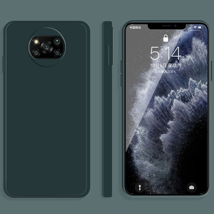 Solid Color Imitation Liquid Silicone Straight Edge Dropproof Full Coverage Protective Case, For Xiaomi Poco X3 NFC / Poco X3 Pro, For Xiaomi Redmi K20