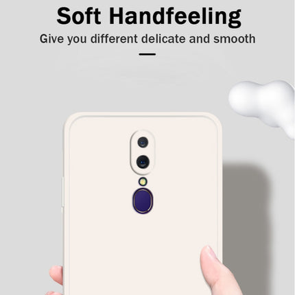 Solid Color Imitation Liquid Silicone Straight Edge Dropproof Full Coverage Protective Case, For OPPO A9 / A9X / F11, For OPPO A92s