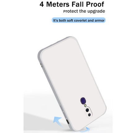 Solid Color Imitation Liquid Silicone Straight Edge Dropproof Full Coverage Protective Case, For OPPO A9 / A9X / F11, For OPPO A92s