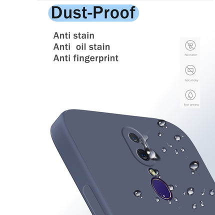 Solid Color Imitation Liquid Silicone Straight Edge Dropproof Full Coverage Protective Case, For OPPO A9 / A9X / F11, For OPPO A92s
