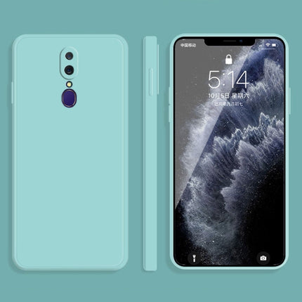Solid Color Imitation Liquid Silicone Straight Edge Dropproof Full Coverage Protective Case, For OPPO A9 / A9X / F11, For OPPO A92s
