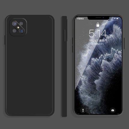 Solid Color Imitation Liquid Silicone Straight Edge Dropproof Full Coverage Protective Case, For OPPO A9 / A9X / F11, For OPPO A92s
