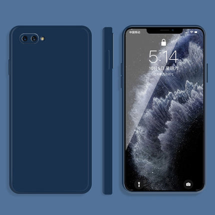 Solid Color Imitation Liquid Silicone Straight Edge Dropproof Full Coverage Protective Case, For OPPO A5 / A3s, For OPPO Find X3