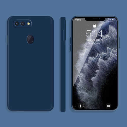 Solid Color Imitation Liquid Silicone Straight Edge Dropproof Full Coverage Protective Case, For OPPO R15, For OPPO Reno3