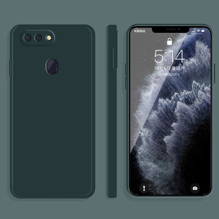 Solid Color Imitation Liquid Silicone Straight Edge Dropproof Full Coverage Protective Case, For OPPO R15, For OPPO Reno3
