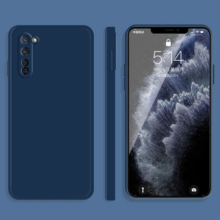 Solid Color Imitation Liquid Silicone Straight Edge Dropproof Full Coverage Protective Case, For OPPO R15, For OPPO Reno3