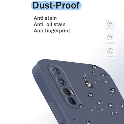 Solid Color Imitation Liquid Silicone Straight Edge Dropproof Full Coverage Protective Case, For OPPO Reno3 Pro, For OPPO Reno4 Pro