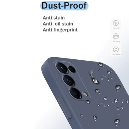 Solid Color Imitation Liquid Silicone Straight Edge Dropproof Full Coverage Protective Case, For OPPO Reno5 Pro, For OPPO Reno5 Pro+