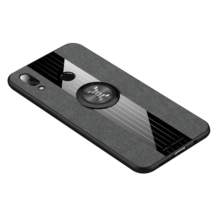 XINLI Stitching Cloth Textue Shockproof TPU Protective Case with Ring Holder, For Huawei nova 3e, For Huawei nova 3i, For Huawei nova 4, For Huawei nova 4e