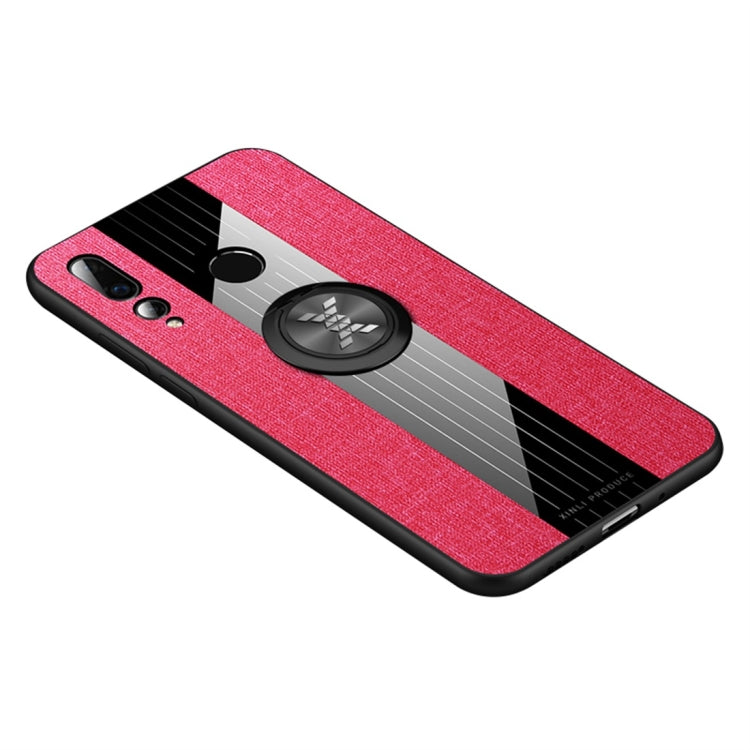 XINLI Stitching Cloth Textue Shockproof TPU Protective Case with Ring Holder, For Huawei nova 3e, For Huawei nova 3i, For Huawei nova 4, For Huawei nova 4e