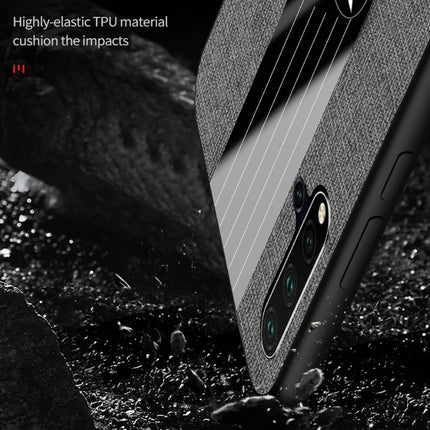 XINLI Stitching Cloth Textue Shockproof TPU Protective Case with Ring Holder, For Huawei nova 5i, For Huawei nova 5i Pro, For Huawei P20, For Huawei P20 lite