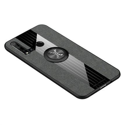 XINLI Stitching Cloth Textue Shockproof TPU Protective Case with Ring Holder, For Huawei nova 5i, For Huawei nova 5i Pro, For Huawei P20, For Huawei P20 lite