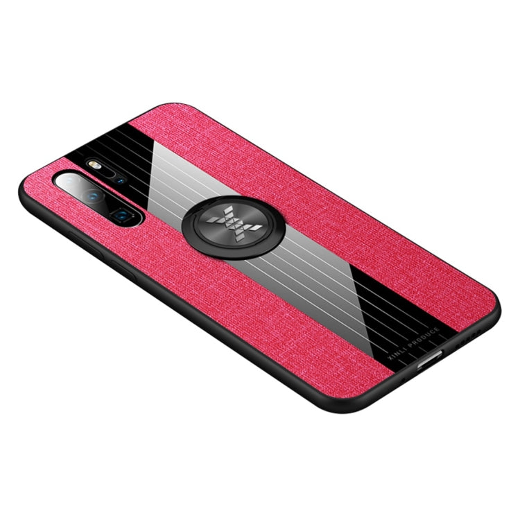 XINLI Stitching Cloth Textue Shockproof TPU Protective Case with Ring Holder, For Huawei P30 Pro