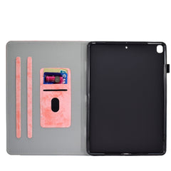 Funda de cuero con tapa horizontal de color sólido con soporte, ranuras para tarjetas, ranura para bolígrafo y función de suspensión/activación, para iPad 10.2 2021/2020/2019