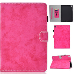 Funda de cuero con tapa horizontal de color sólido con soporte, ranuras para tarjetas, ranura para bolígrafo y función de suspensión/activación, para iPad 10.2 2021/2020/2019