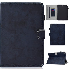 Funda de cuero con tapa horizontal de color sólido con soporte, ranuras para tarjetas, ranura para bolígrafo y función de suspensión/activación, para iPad 10.2 2021/2020/2019