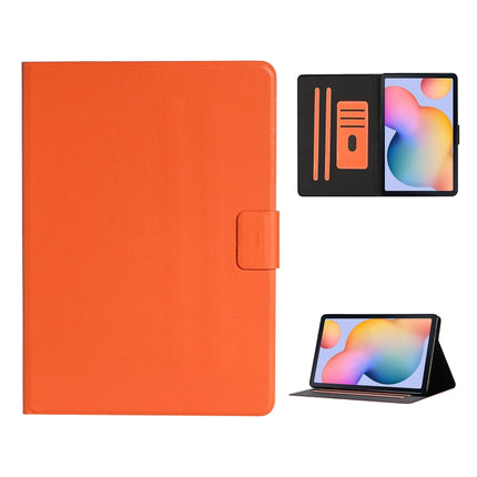 Pure Color Horizontal Flip Leather Case with Card Slots & Holder & Lanyard, For Samsung Galaxy Tab A7 Lite 8.7 (2021) T220