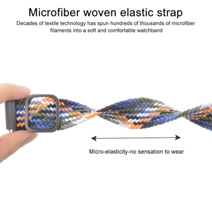 Adjustable Nylon Braided Elasticity Replacement Strap Watchband, For Samsung Galaxy Watch Active