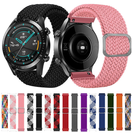 Adjustable Nylon Braided Elasticity Replacement Strap Watchband, For Samsung Galaxy Watch 42mm
