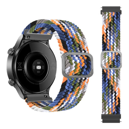 Adjustable Nylon Braided Elasticity Replacement Strap Watchband, For Samsung Galaxy Watch 46mm