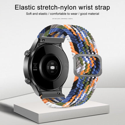 Adjustable Nylon Braided Elasticity Replacement Strap Watchband, For Samsung Galaxy Watch 46mm