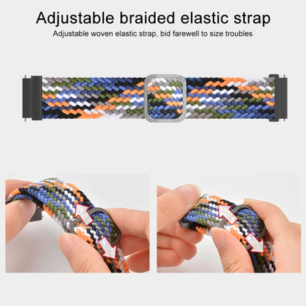 Adjustable Nylon Braided Elasticity Replacement Strap Watchband, For Samsung Galaxy Watch 46mm