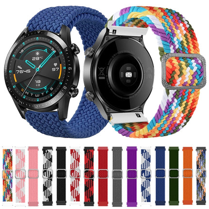 Adjustable Nylon Braided Elasticity Replacement Strap Watchband, For Samsung Galaxy Watch 46mm