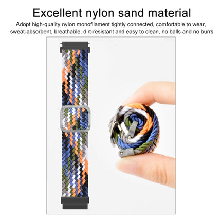 Adjustable Nylon Braided Elasticity Replacement Strap Watchband, For Samsung Galaxy Watch 3 41mm