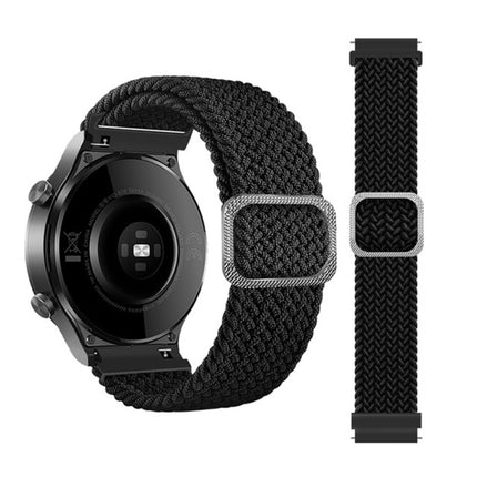 Universal Adjustable Nylon Braided Elasticity Replacement Strap Watchband, 20mm