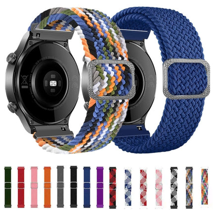 Universal Adjustable Nylon Braided Elasticity Replacement Strap Watchband, 20mm