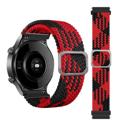 Universal Adjustable Nylon Braided Elasticity Replacement Strap Watchband, 22mm