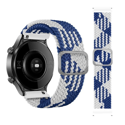 Universal Adjustable Nylon Braided Elasticity Replacement Strap Watchband, 22mm