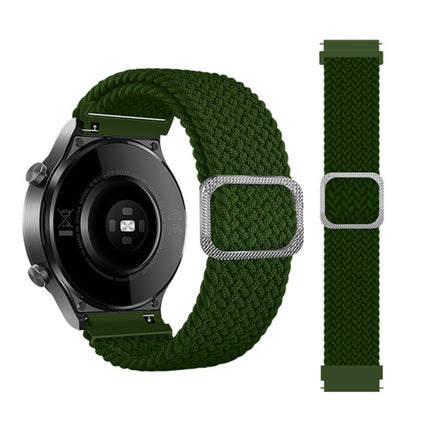 Universal Adjustable Nylon Braided Elasticity Replacement Strap Watchband, 22mm