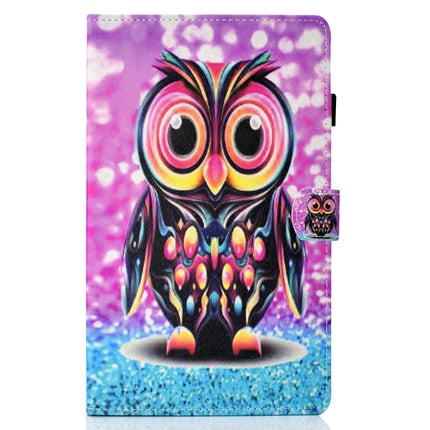 Coloured Drawing Stitching Horizontal Flip Leather Case with Holder & Card Slot, For Samsung Galaxy Tab A7 Lite 8.7 (2021) T220