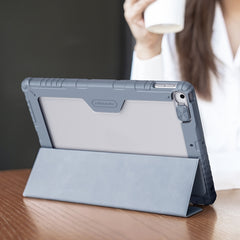 NILLKIN Bumper Horizontal Flip Leather Case with Pen Slot & Holder, For iPad 10.2 2021 / 2020 / 2019