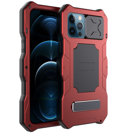 Aluminum Alloy + Silicone Anti-dust Full Body Protection with Holder, For iPhone 12 / 12 Pro, For iPhone 12 Pro Max