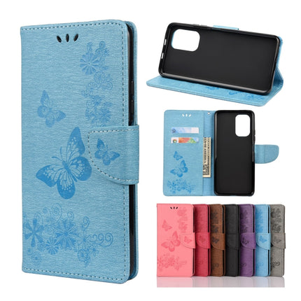 Butterflies Embossing Horizontal Flip Leather Case with Holder & Card Slots & Wallet, For Xiaomi Redmi Note 10 5G, For Xiaomi Redmi Note 10, For Xiaomi Poco F3