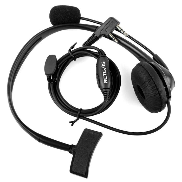 RETEVIS TK 2 Pin PTT Headphone Microphone for H-777 / RT-5R / RT-5RV / RT-B6, TK