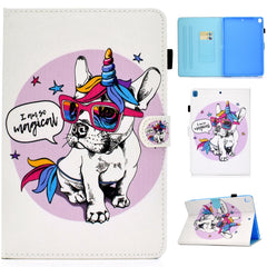 Colored Drawing Horizontal Flip Leather Case with Holder & Card Slots & Pen Slot & Sleep / Wake-up Function, For iPad 10.2 2021 / 2020 / 2019