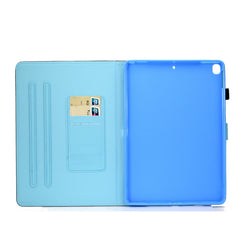 Colored Drawing Horizontal Flip Leather Case with Holder & Card Slots & Pen Slot & Sleep / Wake-up Function, For iPad 10.2 2021 / 2020 / 2019